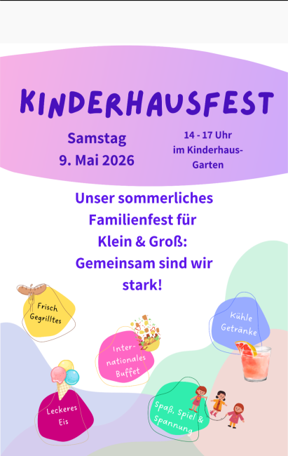 Einladung Kinderhausfest