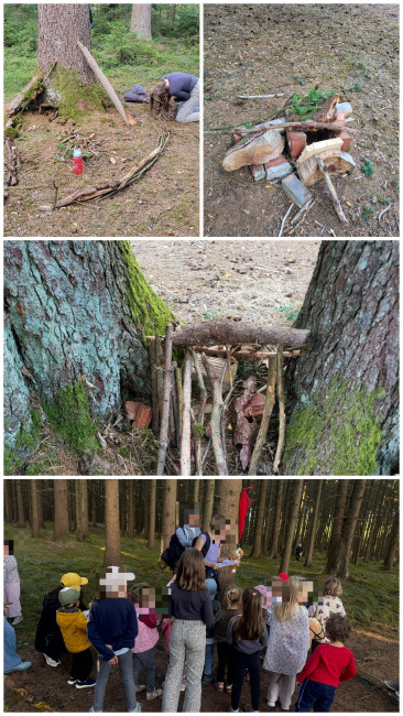 Collage Wichtelwanderung
