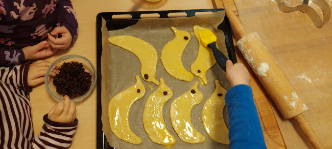 Martinsgänse backen