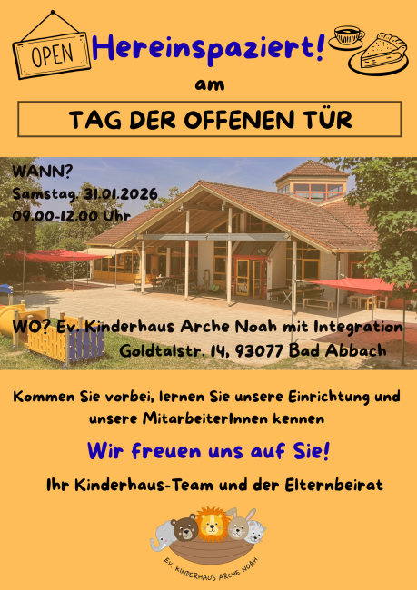 Plakat Tag der offenen Tür